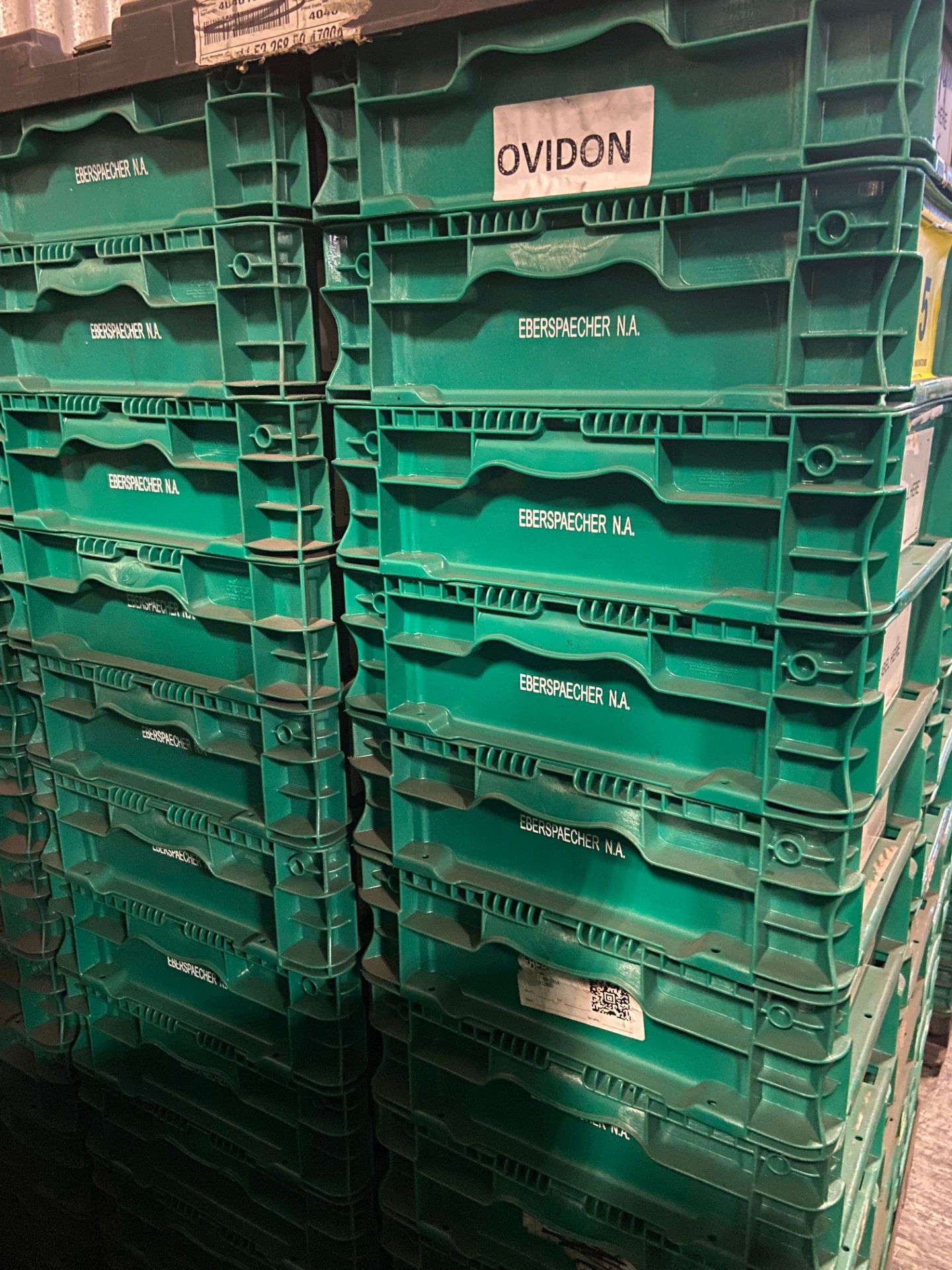 LOT OF (168) 5" X 11" X 14" LONG PLASTIC BINS - Image 2 of 2