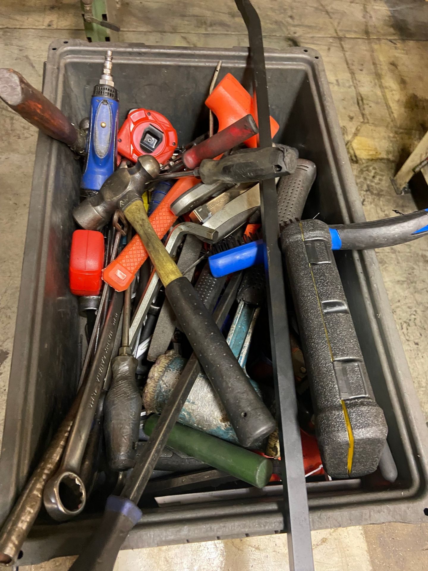 ASSORTED TOOLS & TABLE ON CASTORS - Image 2 of 2