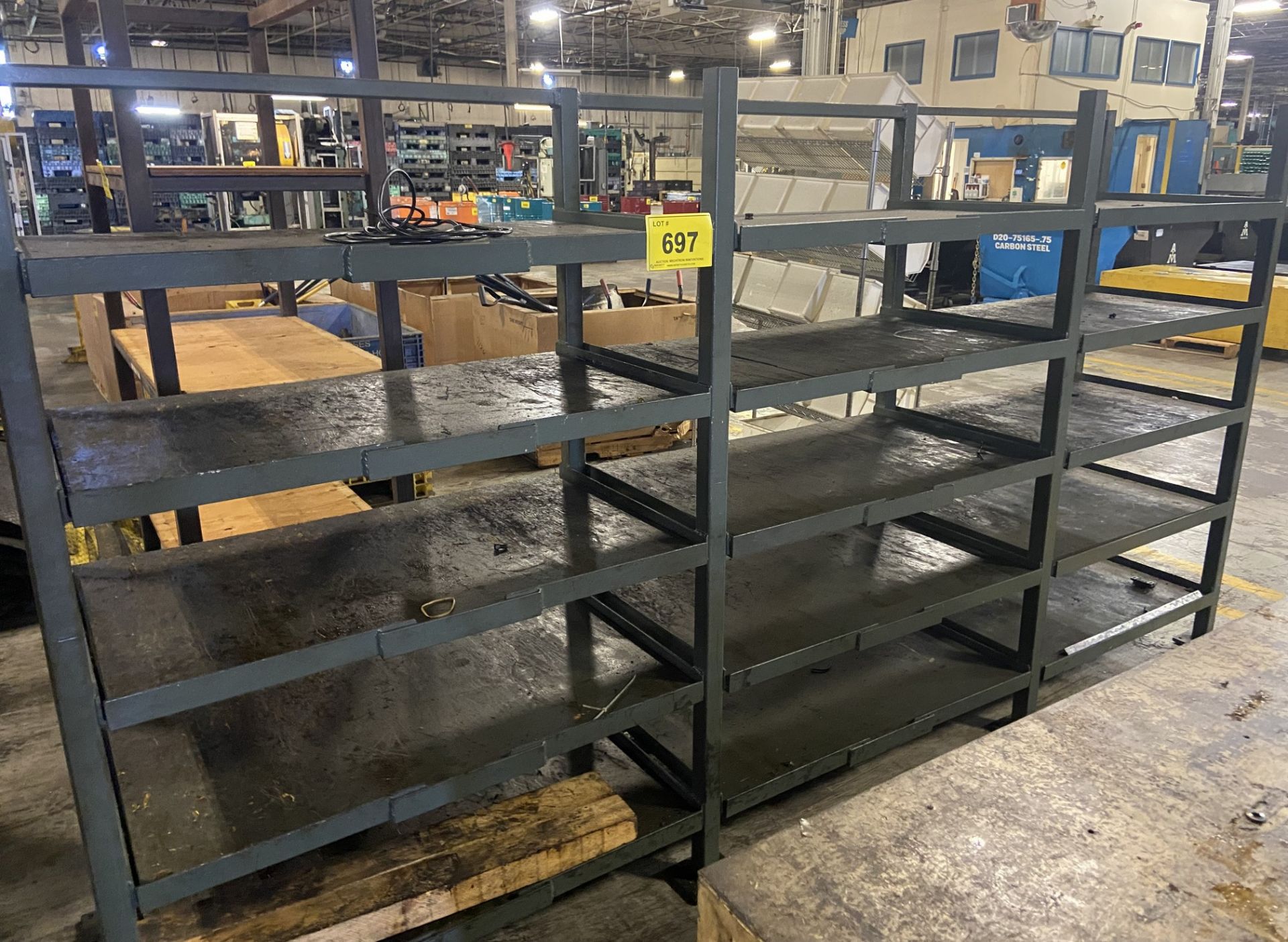 FIFTEEN SECTIONS DIE STORAGE RACK