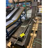 KROMET METAL INCLINE BELT CONVEYOR C/W ELECTRIC MOTOR, 1 PHASE, 120 VOLTS