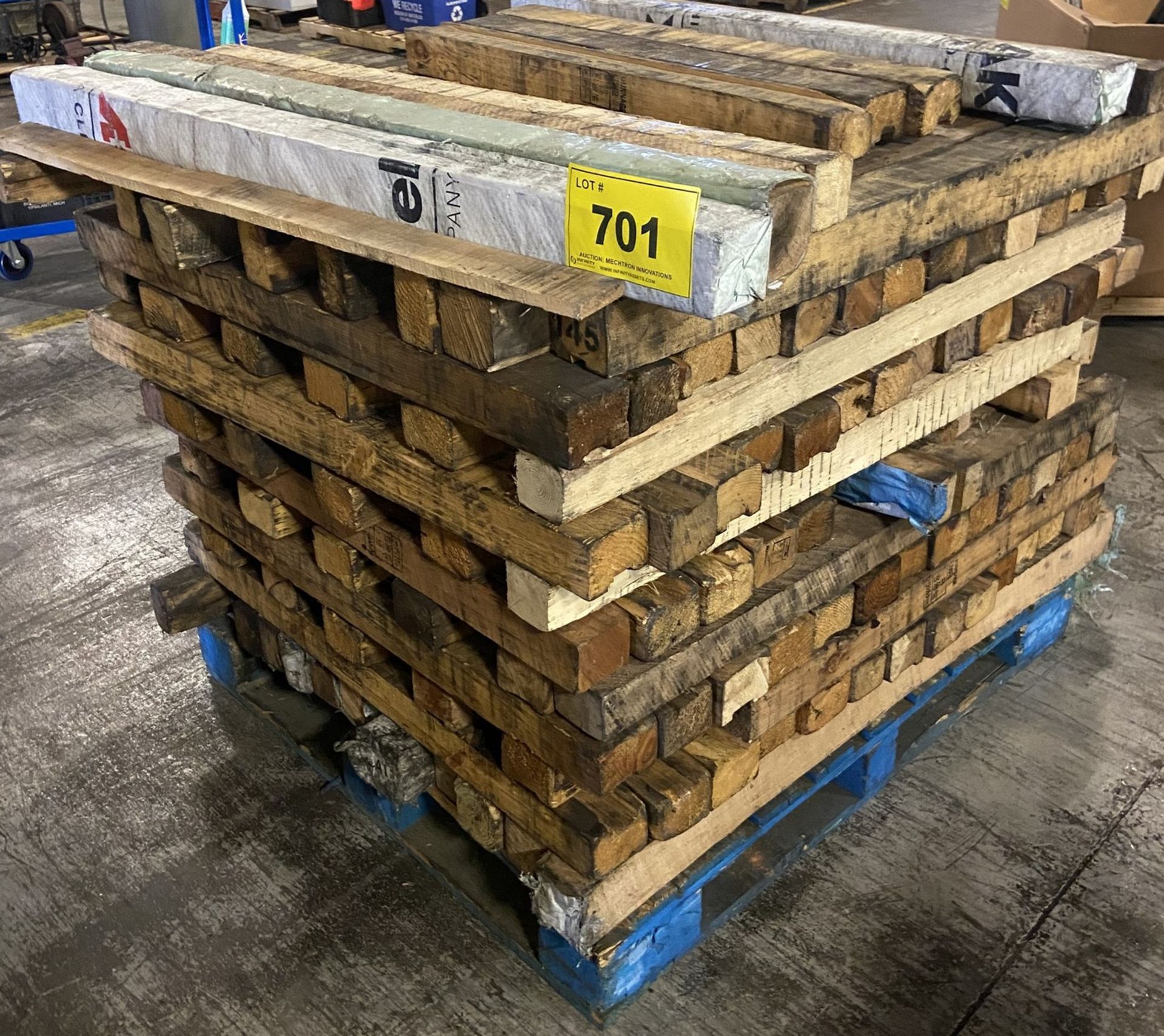 APPROX (100) PALLET 4" X 4" X 48" TIMBERS