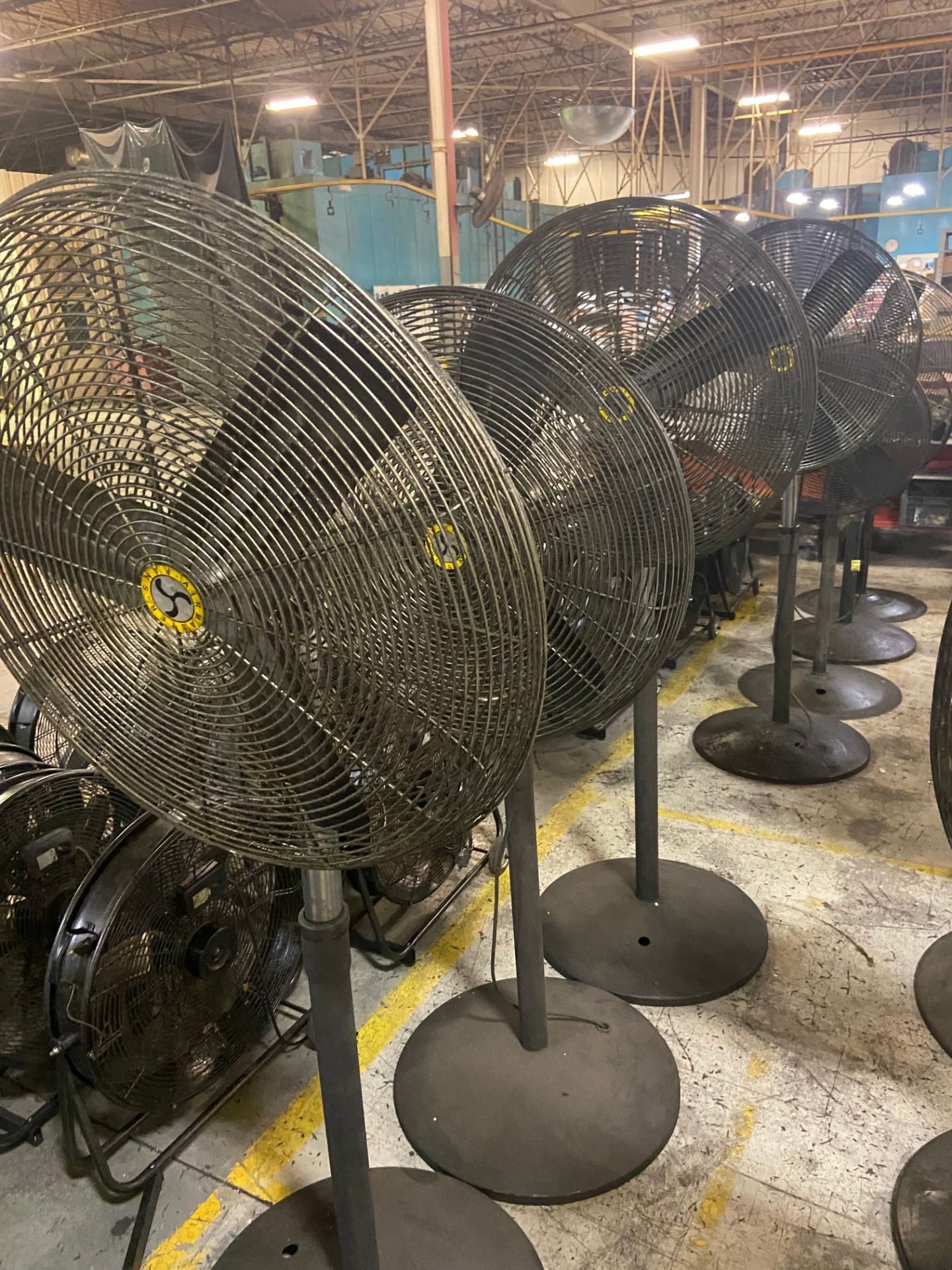 LOT (4) AIR MASTER FLOOR FANS, 32" - Image 2 of 2