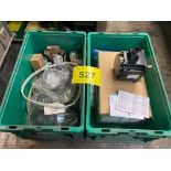 LOT (2) BINS ASSORTED & OMRON AC SERVO MOTOR