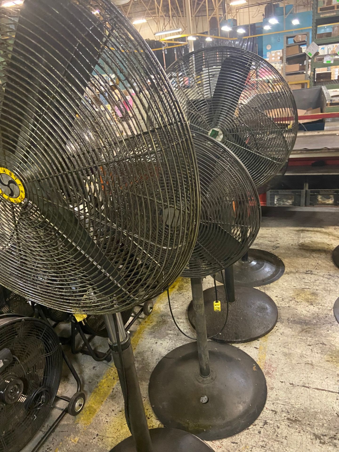 LOT (4) AIR MASTER FLOOR FANS, 32" - Image 2 of 2