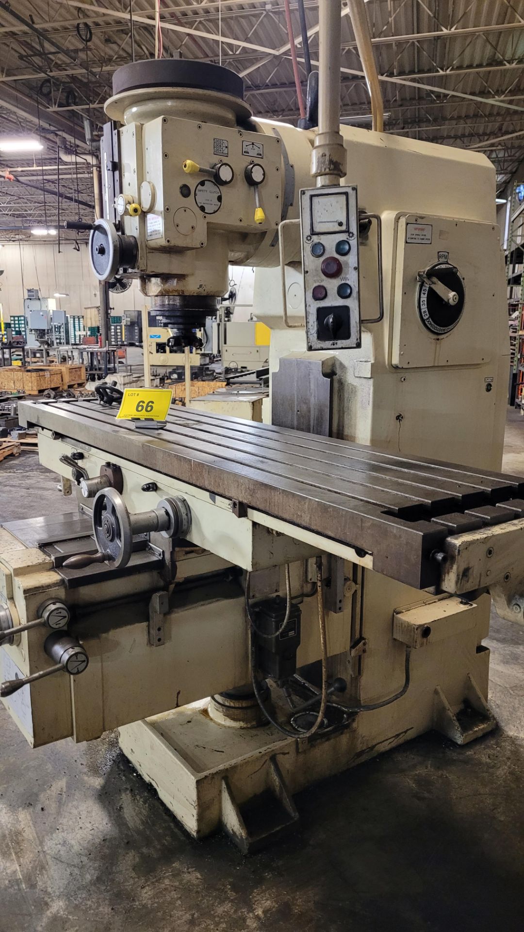 LAGUN FVA-2000 UNIVERSAL MILLING MACHINE, 18” X 80” TABLE (RIGGING FEE $550) - Image 2 of 4