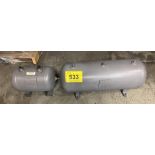 LOT (2) AIR RECEIVER TANKS