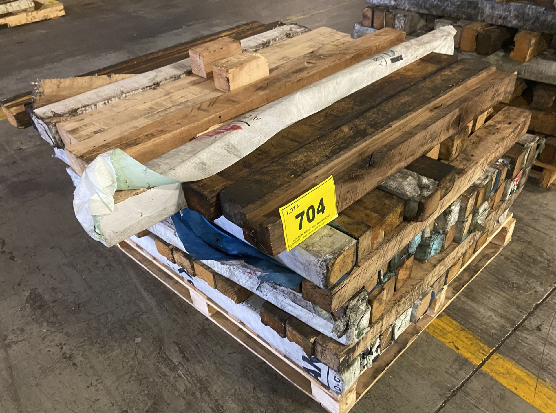 APPROX (50) PALLET 4" X 4" X 48" TIMBERS
