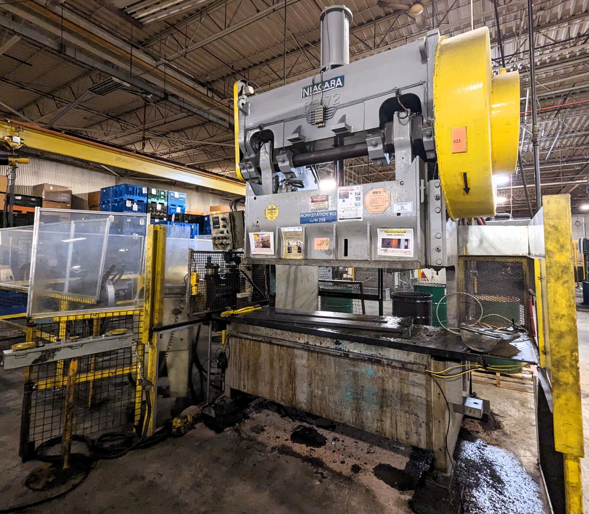 PARTIAL VIEW OF PUNCH PRESSES AND PRESS LINES - Image 17 of 27