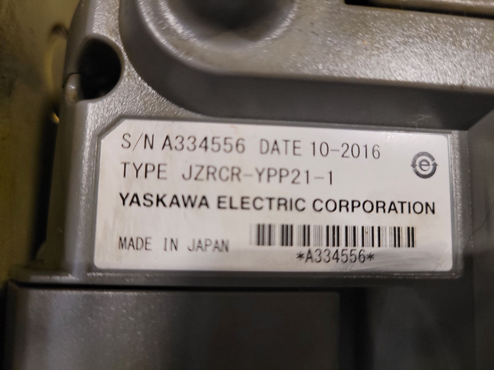 2015 YAKASAWA MOTOMAN MH24T/YR-MH00024-A00 ROBOT, 24KG CAP., YAKASAWA DX200 ROBOT CONTROLLER ( - Image 8 of 10