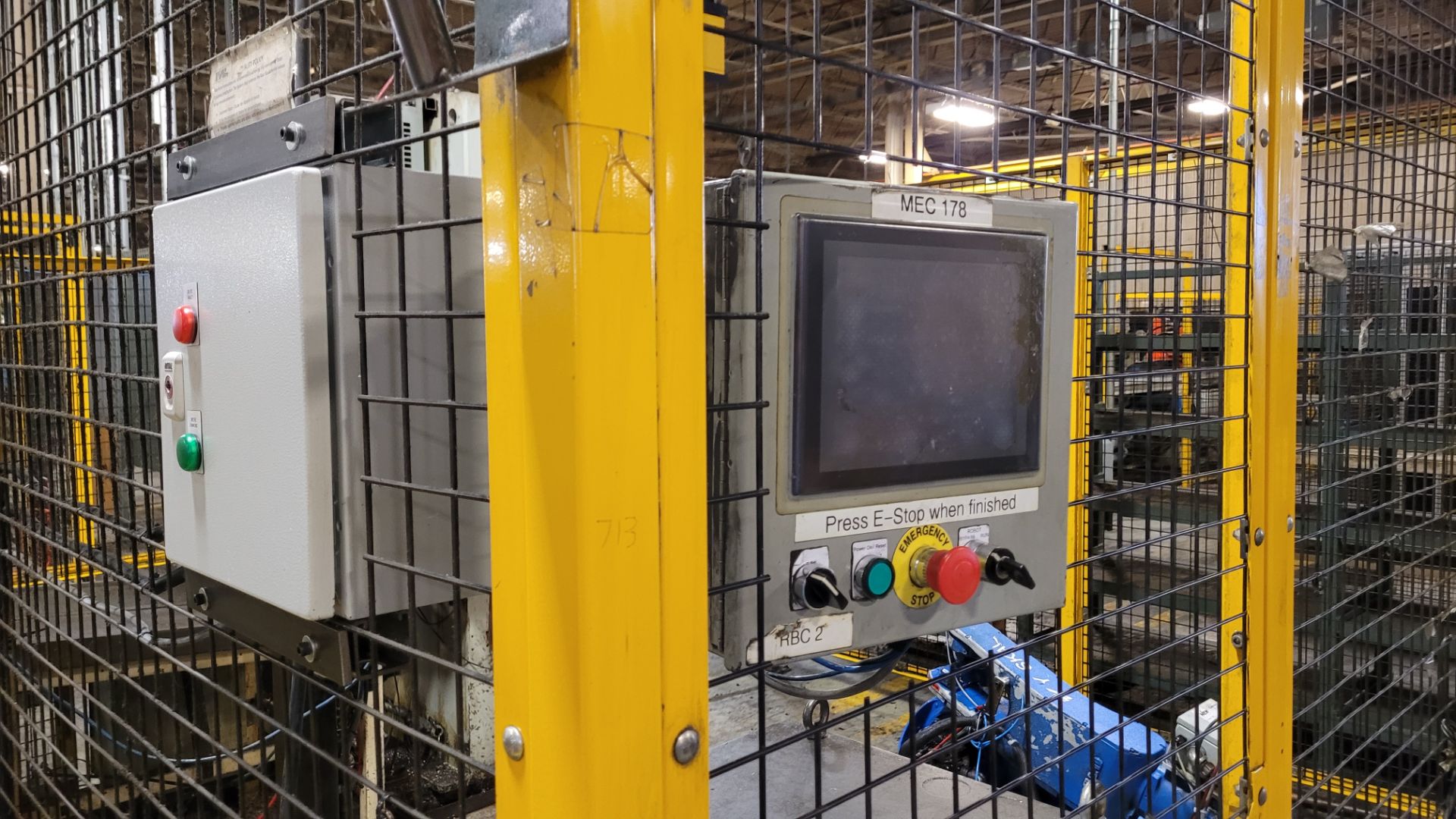 PUNCH PRESS CELL W/ STAMTEC OCP-45 GAP FRAME PUNCH PRESS, OMNILINK 805 CONTROLLER, SAFETY - Image 8 of 13