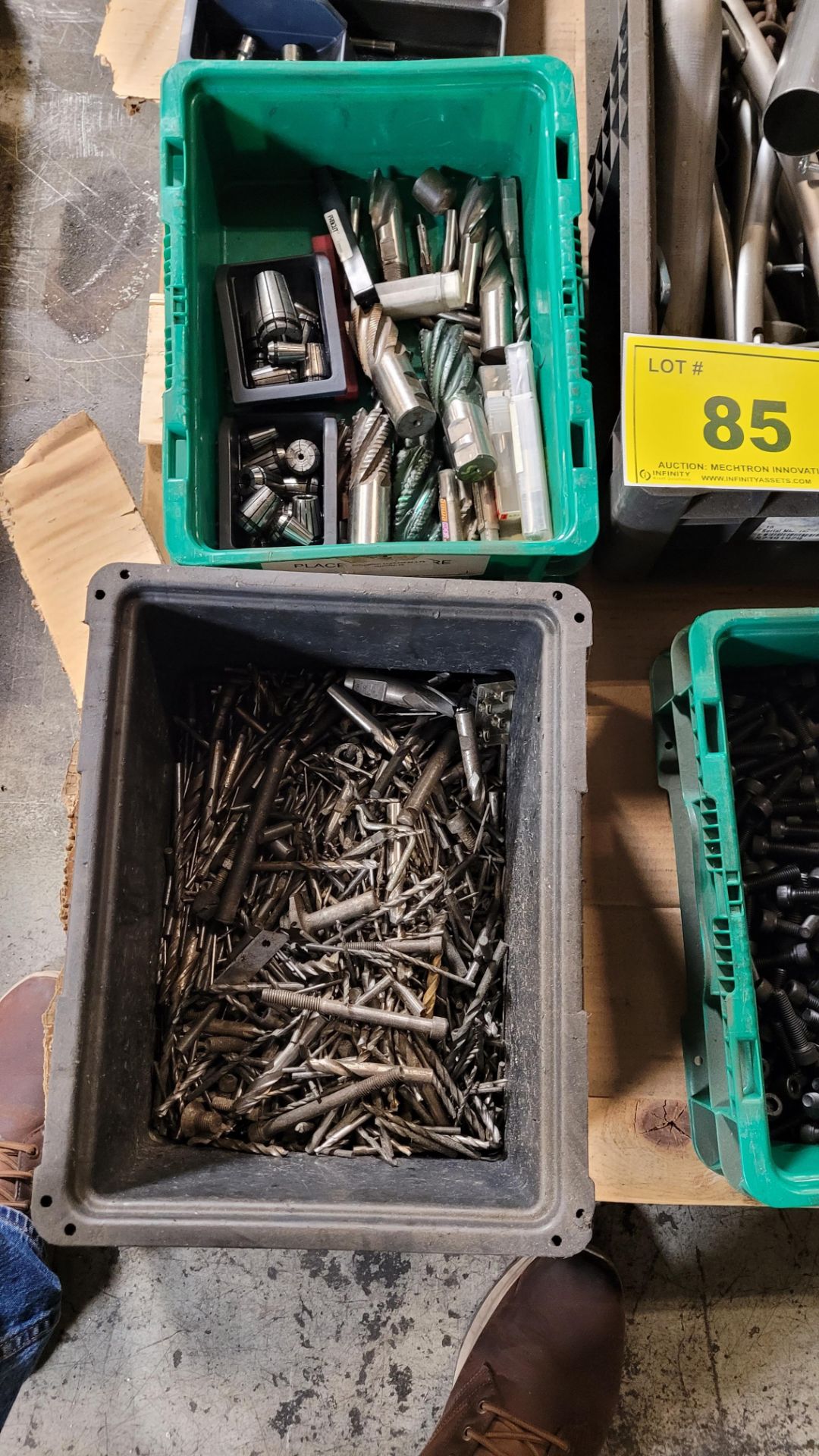 LOT OF ASST. HARDWARE, DRILL BITS, FIXTURES, TOOLING, COLLETS, ETC. - Image 2 of 7