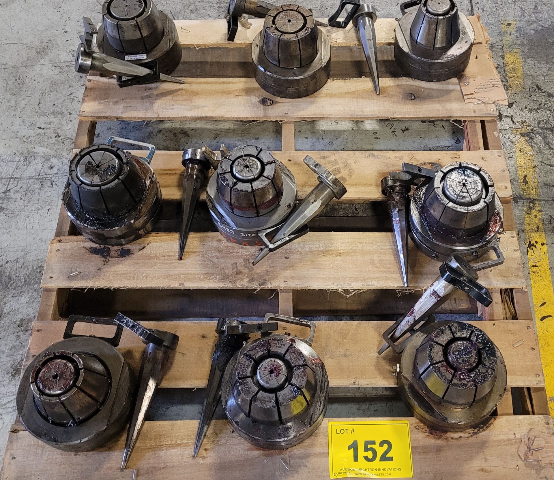 LOT OF (9) STANDARD "DROP IN" QUICK CHANGE ID/OD TYPE TOOLING