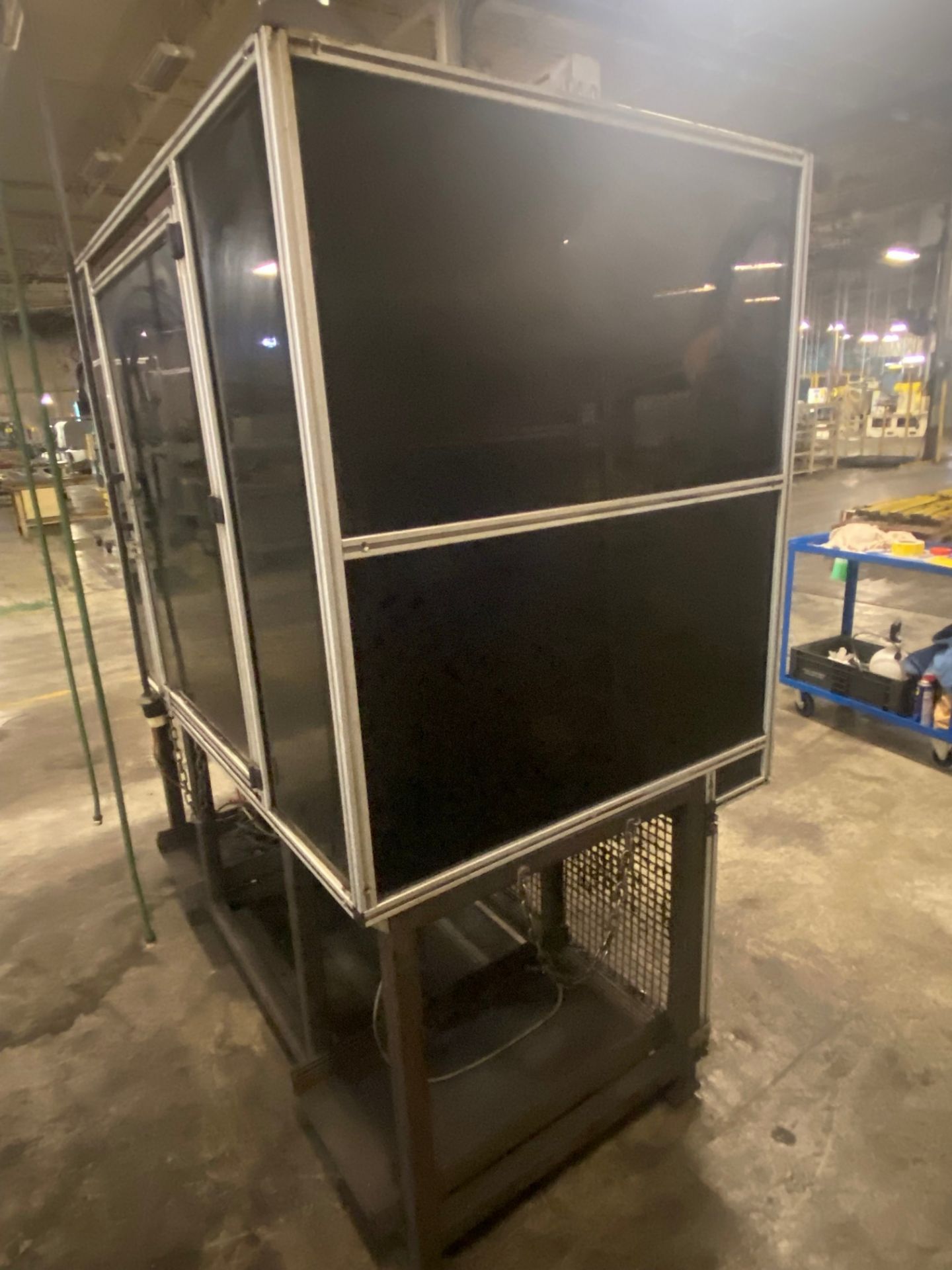 CUSTOM BUILT WELDING CELL C/W PLYMOVENT FUME EXTRACTOR UNIT (RIGGING FEE $180) - Image 7 of 10