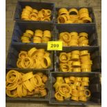 PALLET OF YELLOW RINGS