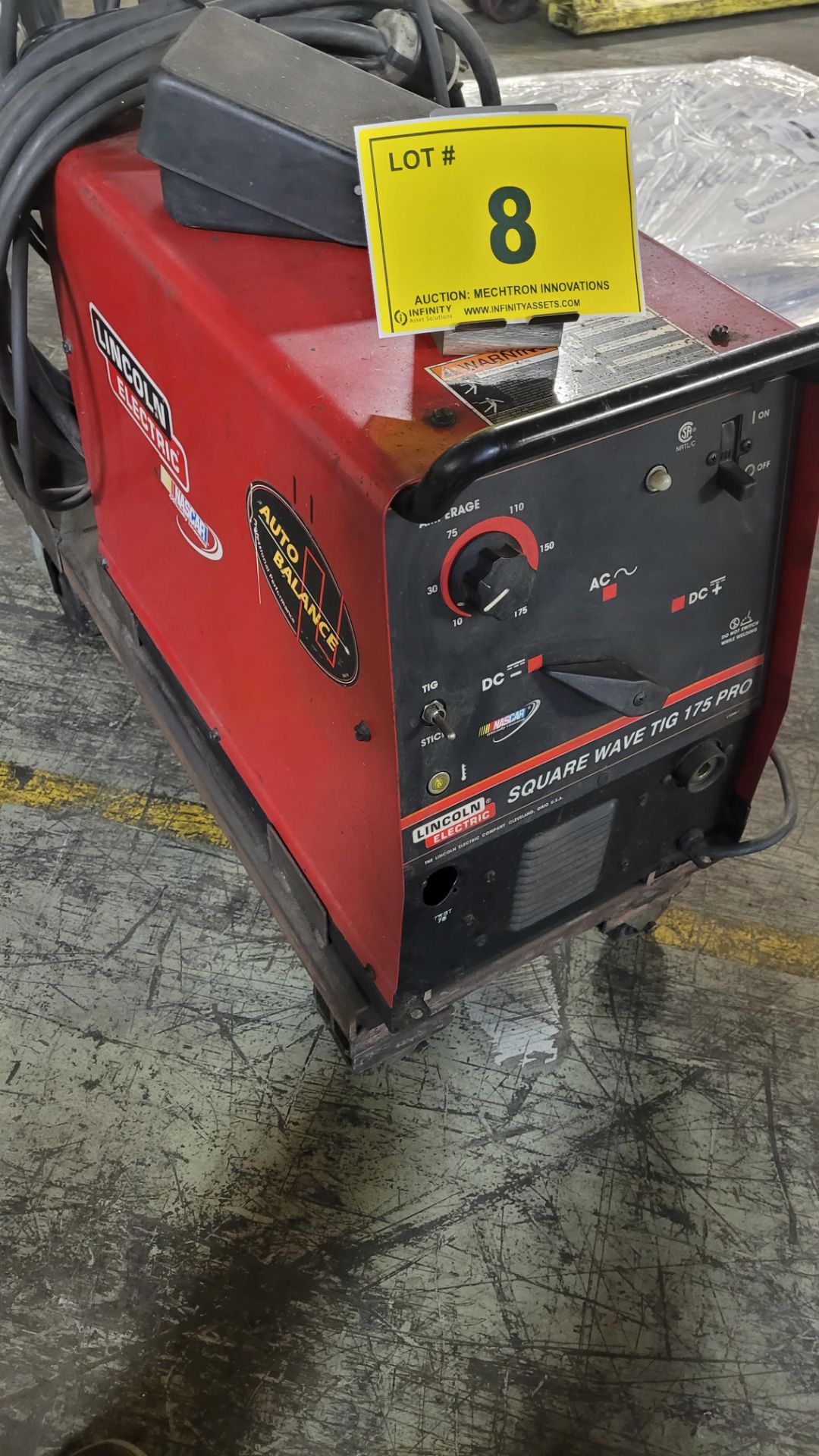 LINCOLN ELECTRIC SQUARE WAVE TIG 175 PRO WELDER - Image 2 of 3