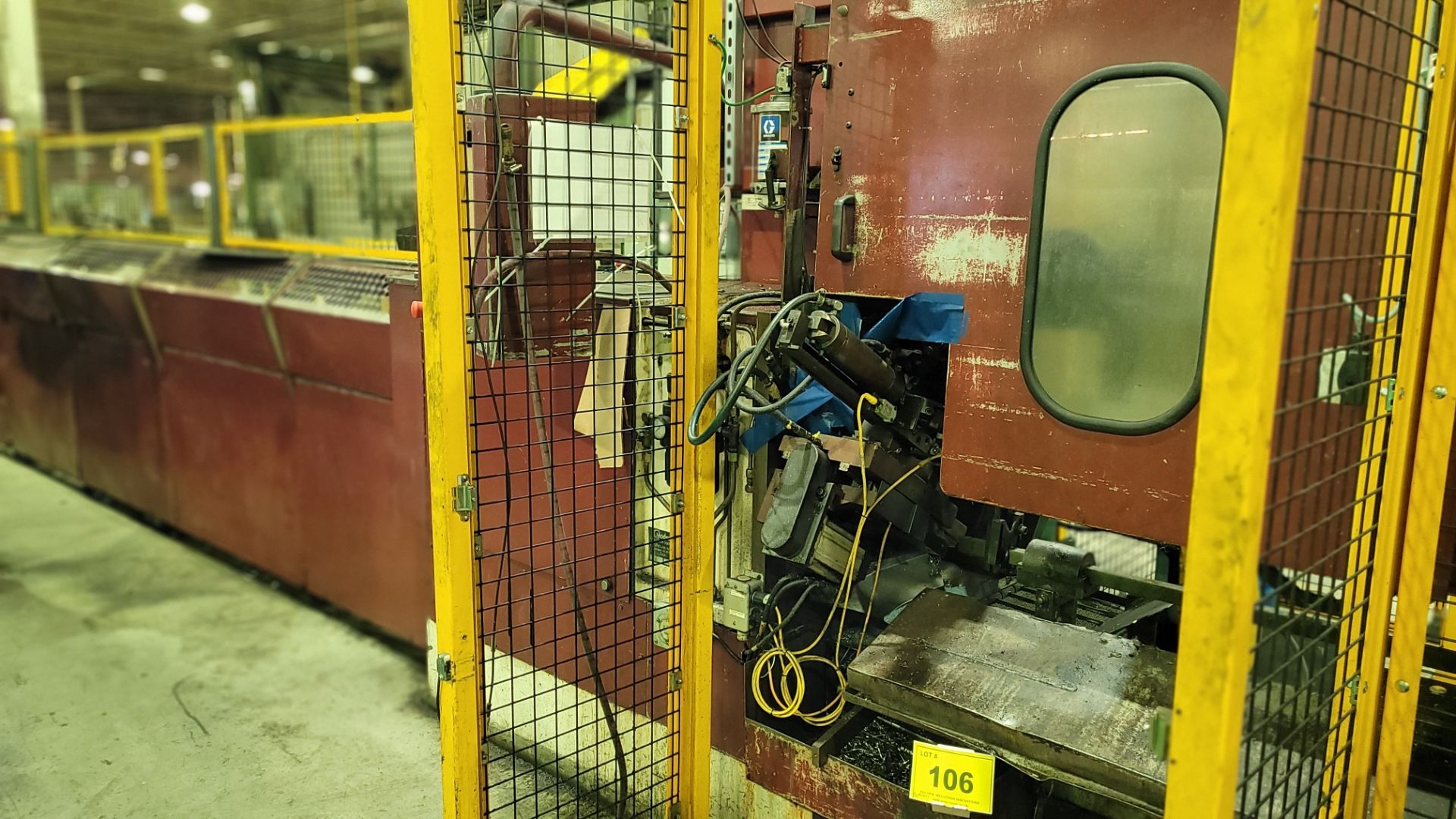 MODERN MODEL 8S TUBE RE-CUT, BUNDLE LOADER FEEDER, CHIP BIN CONVEYOR ...