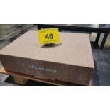 STARRETT GRADE A GRANITE SURFACE PLATE