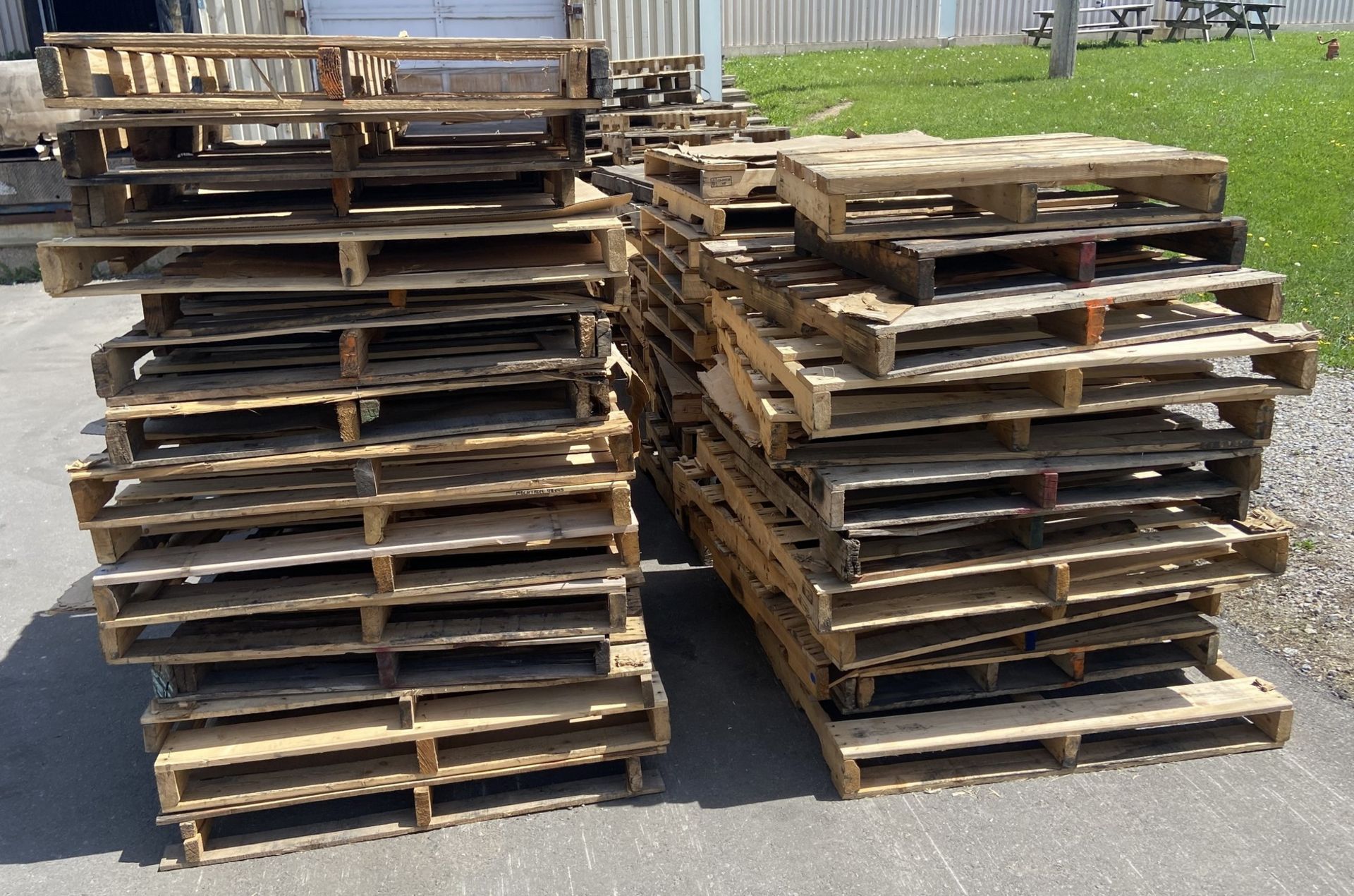 APPROX (100) WOODEN PALLETS - Image 3 of 3
