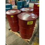 LOT (3) 45 GALLON DRUMS OF PREMIUM HYDRAULIC OIL AW32 R&O AW, ISO VG32