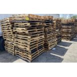 APPROX (125) WOODEN PALLETS