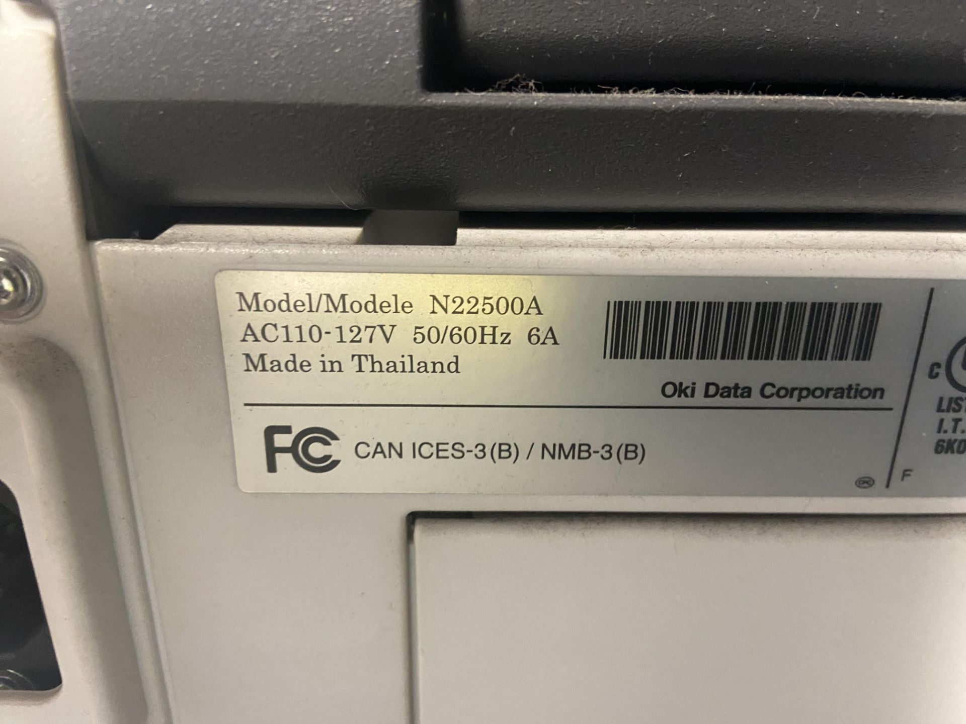 OKI B412 PRINTER, MODEL N22500A - Image 3 of 3