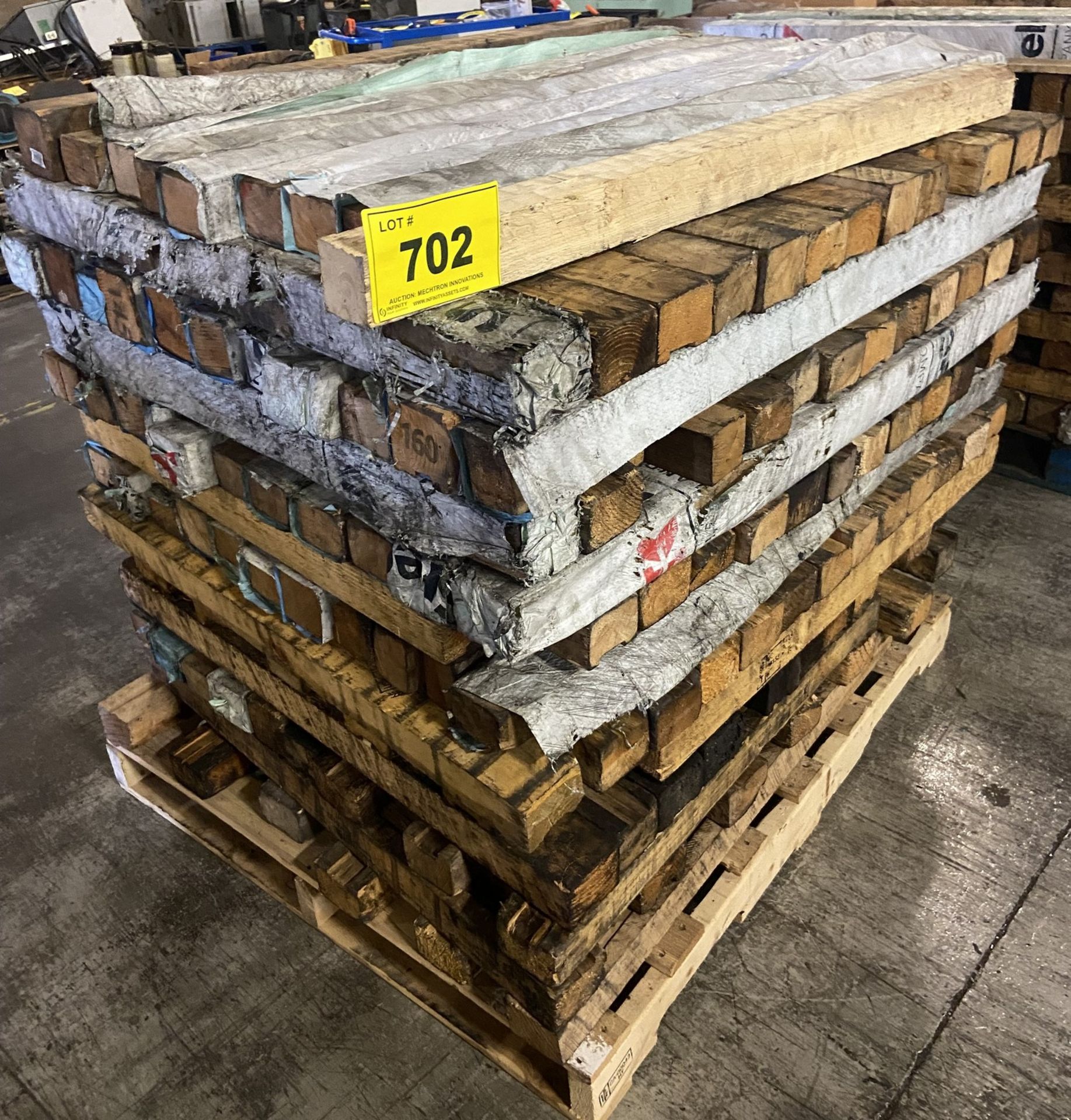 APPROX (100) PALLET 4" X 4" X 48" TIMBERS