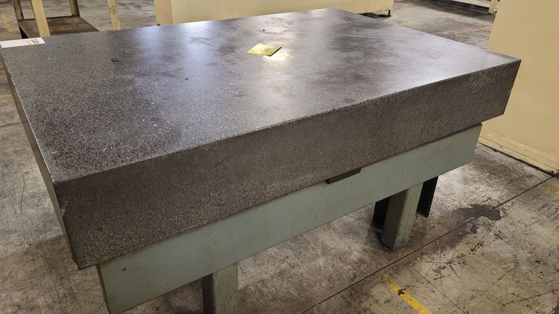 TRU-STONE CORPORATION APPROX. 10" X 48" X 72" GRANITE SURFACE PLATE ON STAND (RIGGING FEE $45) - Image 5 of 5