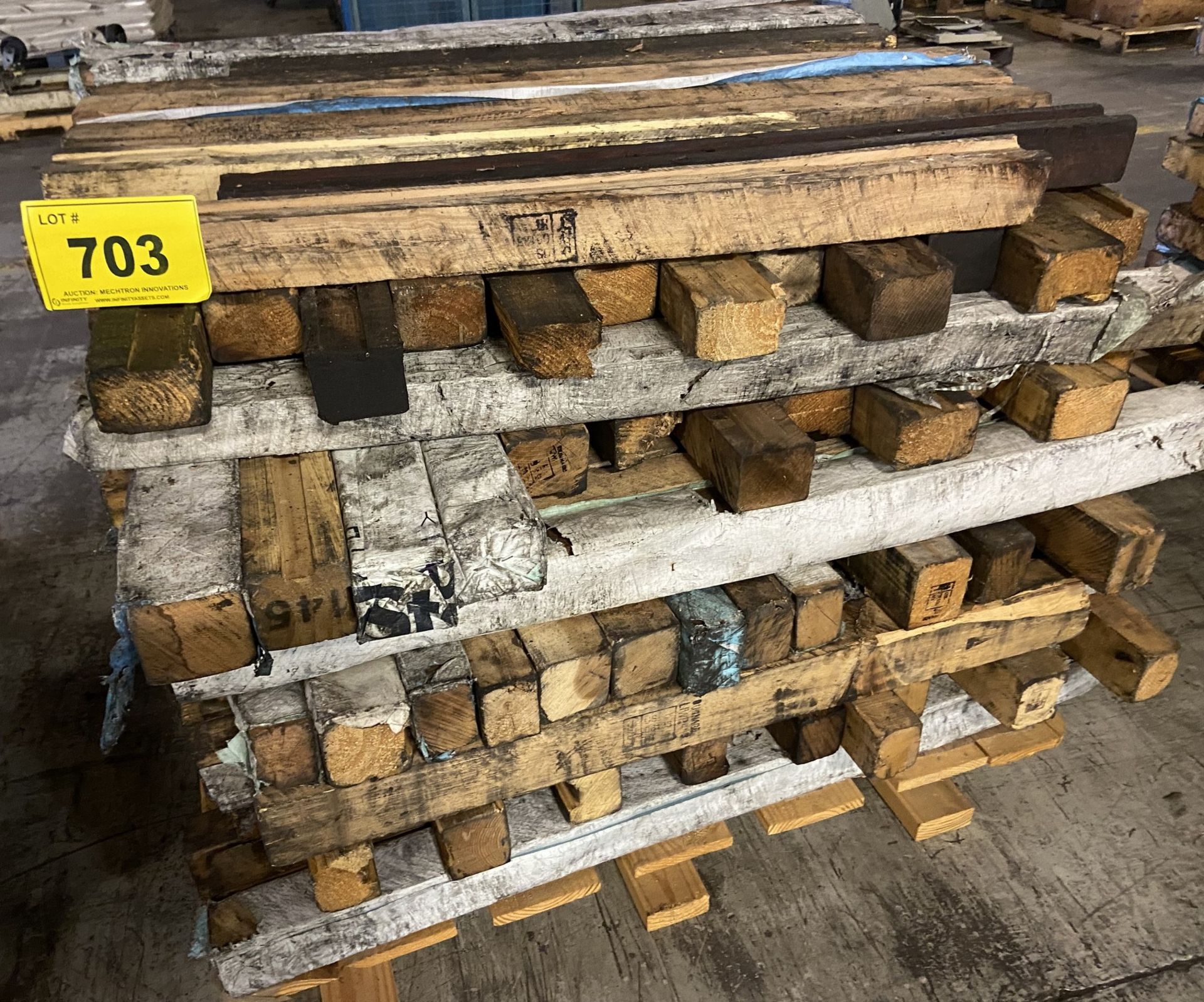 APPROX (80) PALLET 4" X 4" X 48" TIMBERS - Image 2 of 2