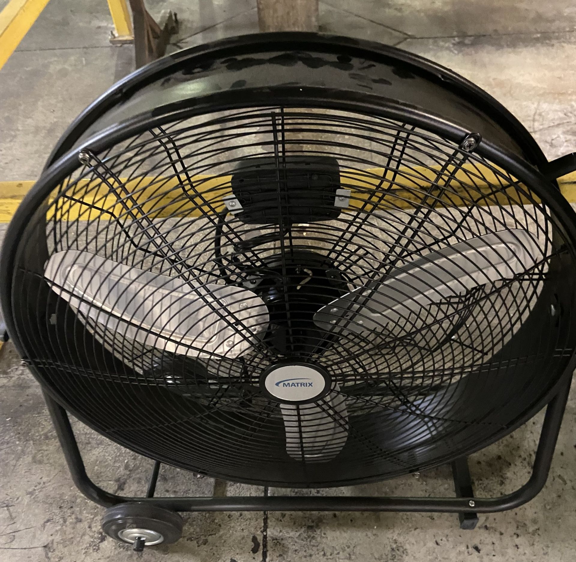 LOT (3) ASSORTED FANS, AIR MASTER, MATRIX TRIANGLE PORTABLE COOLER - Image 5 of 6