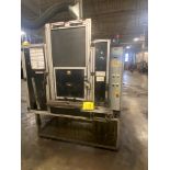 CUSTOM BUILT WELDING CELL C/W PLYMOVENT FUME EXTRACTOR UNIT (RIGGING FEE $180)