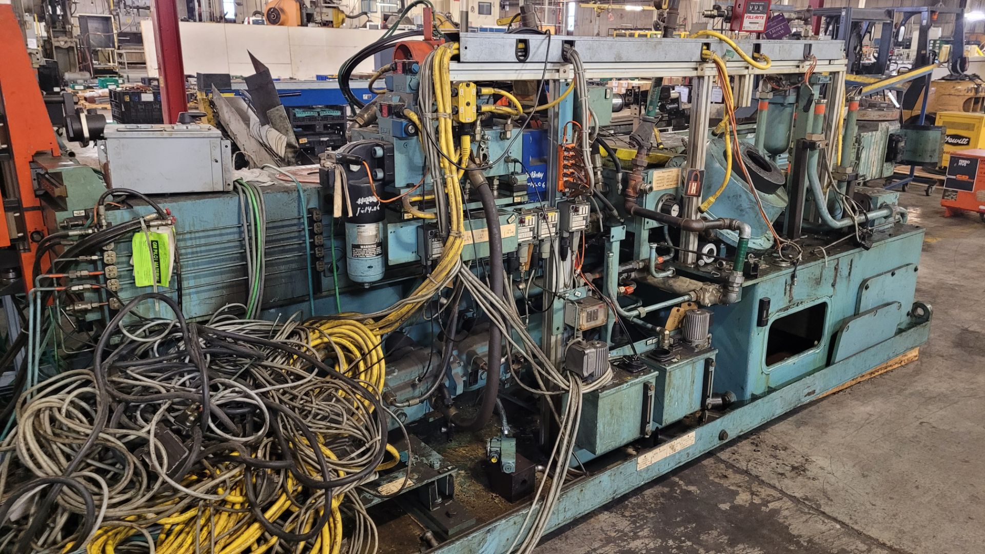 LANG HYDRAULIC TUBE BENDER MODEL HY 80 CNC MR (AS-IS & READY FOR REBUILDING) (RIGGING FEE $430) - Image 4 of 6