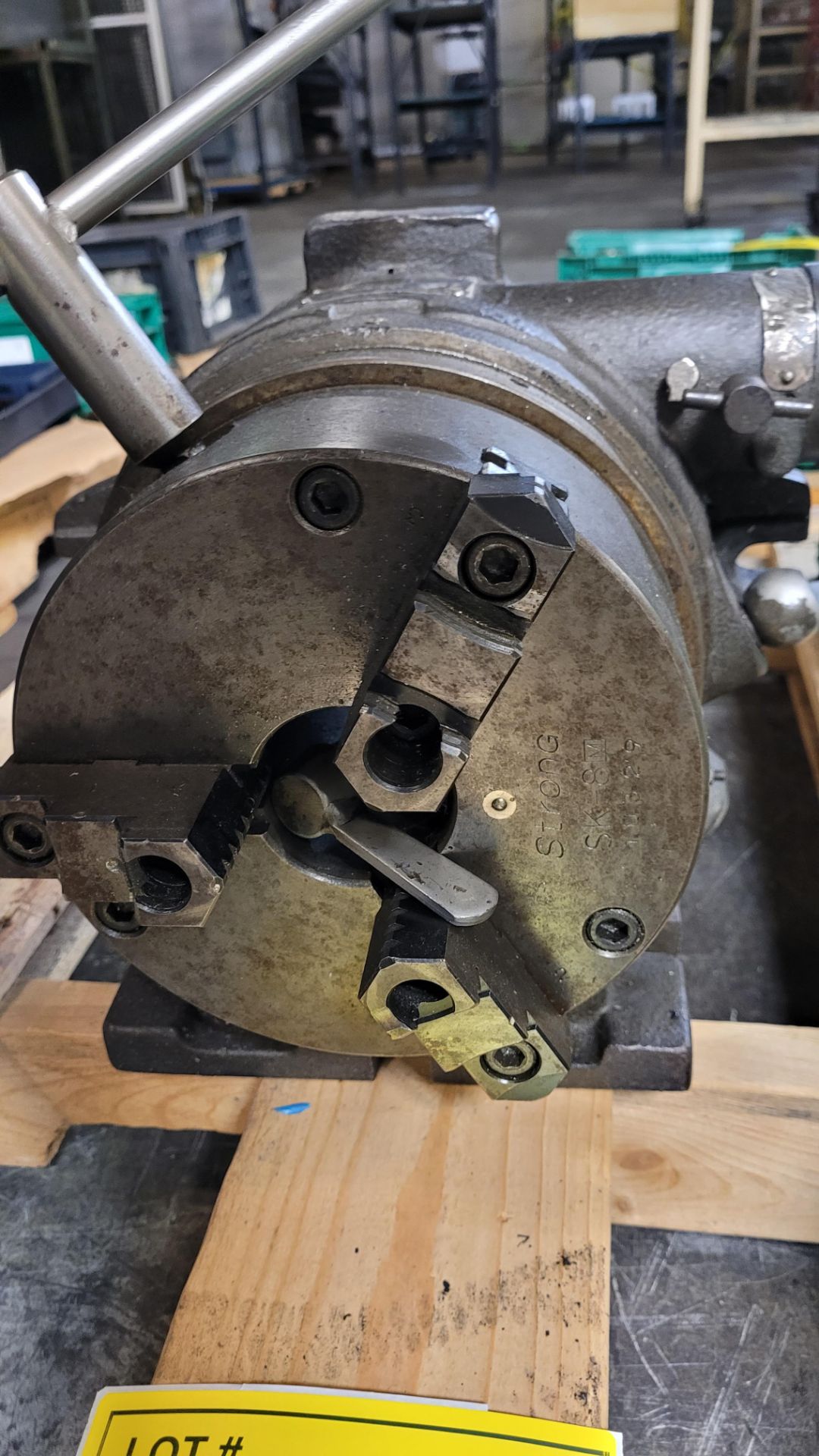 ROTARY TABLE W/ 3-JAW CHUCK, INDEXING FIXTURES, TAILSTOCKS, ETC. - Image 3 of 5