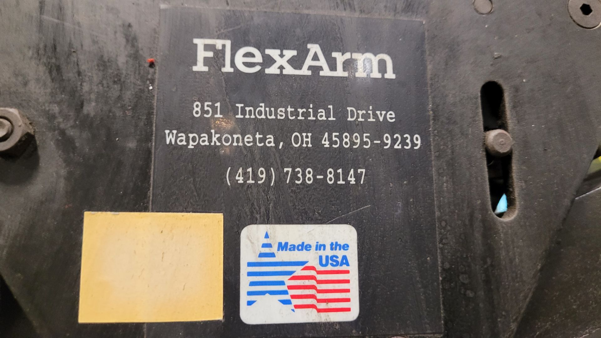 FLEXARM FLEXABLE TAPPING ARM W/ METAL TABLE (RIGGING FEE $45) - Image 3 of 7