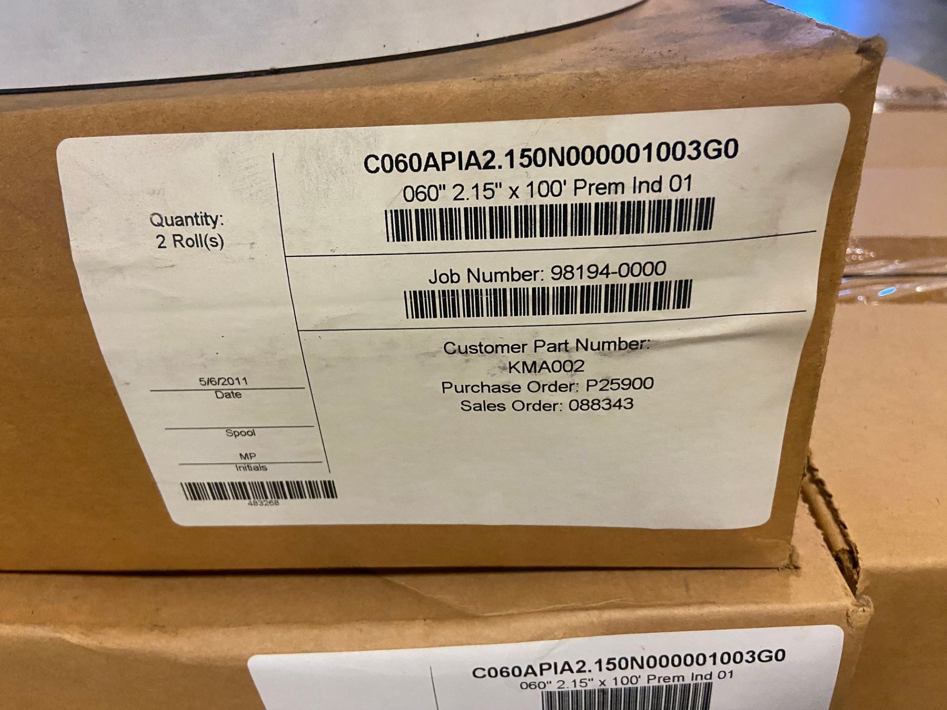 LOT (28) BOXES OF C060AP1A2 PART #KMA002 - Image 3 of 4