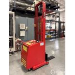 2006 WESCO PCBFL-76-25 ELECTRIC STACKER, 1,000LB CAP., 25” FORKS, PENDANT CONTROL, 12V, S/N 169983