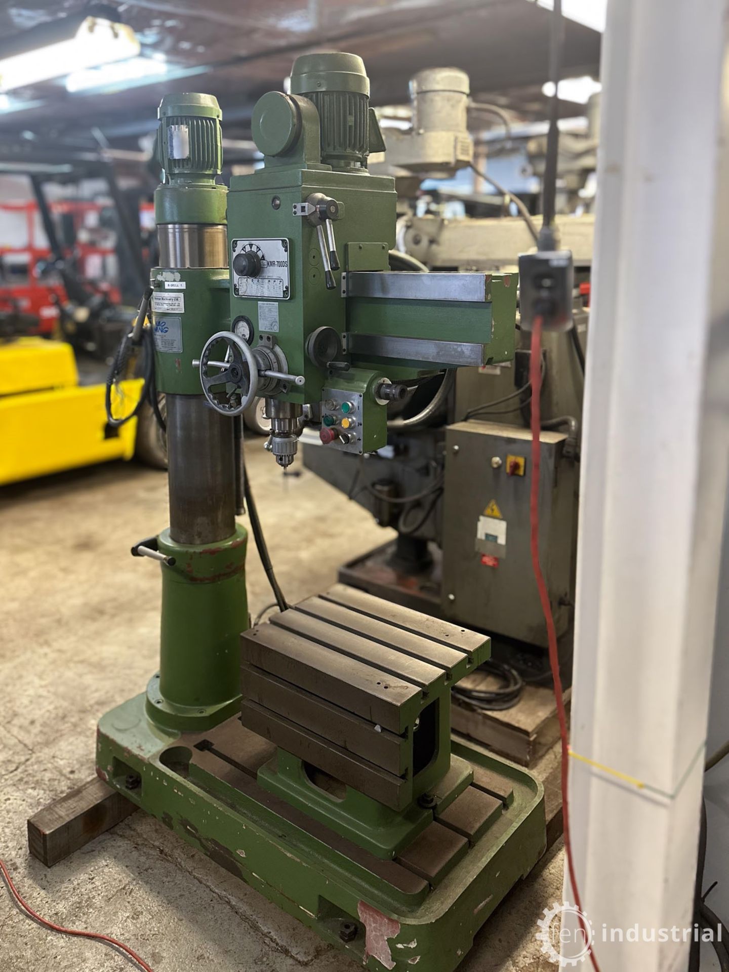 2012 KAO MING KMR-700DS RADIAL ARM DRILL W/ BOX TABLE, S/N R70864 (#14) (LOCATED IN BRANTFORD, - Image 12 of 26
