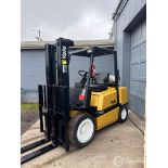 YALE GLP060TFNUAE087 PROPANE OUTDOOR FORKLIFT, 6,000LB CAP., 188” MAX LIFT, 3-STAGE MAST,