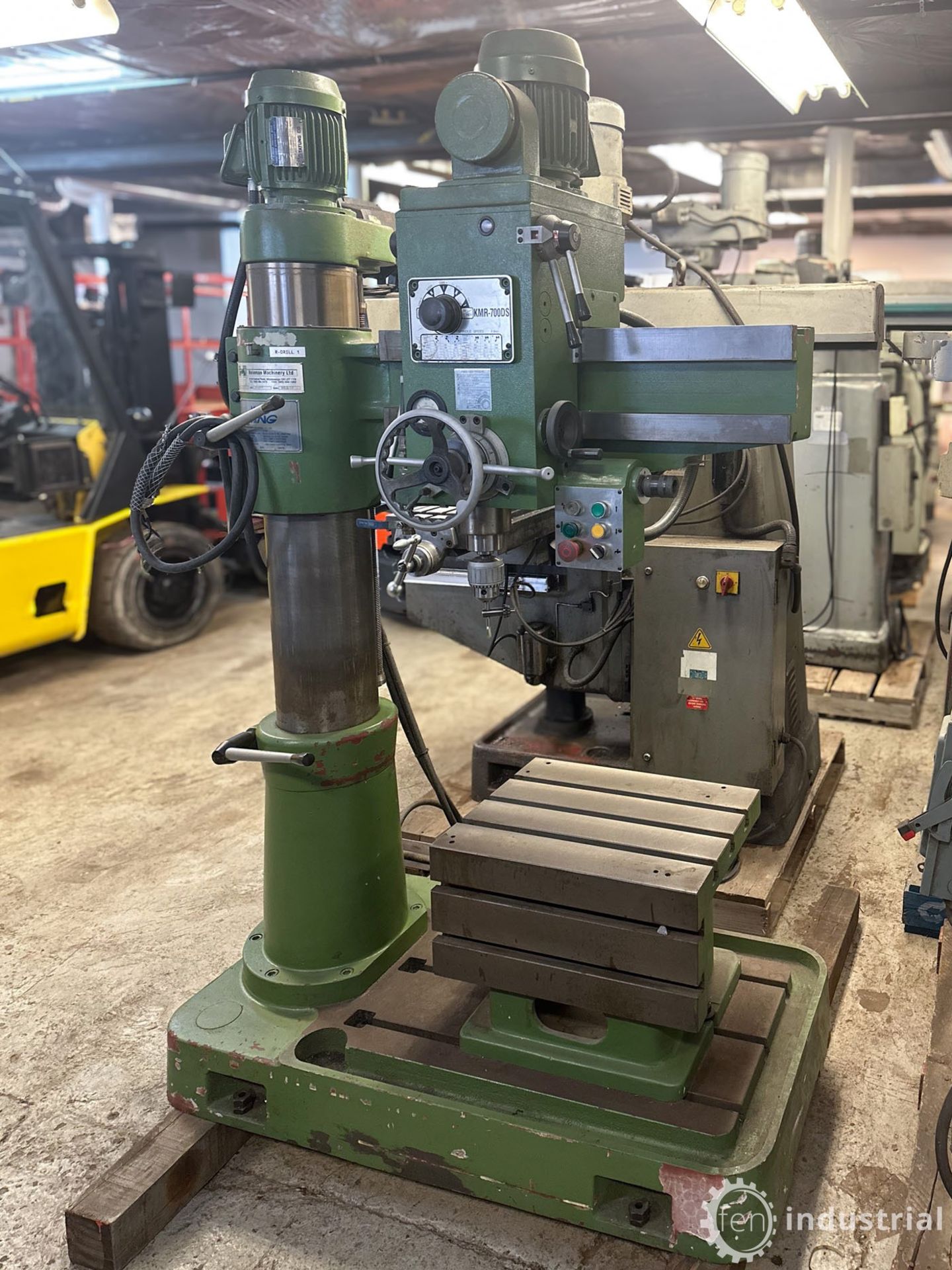 2012 KAO MING KMR-700DS RADIAL ARM DRILL W/ BOX TABLE, S/N R70864 (#14) (LOCATED IN BRANTFORD, - Image 22 of 26
