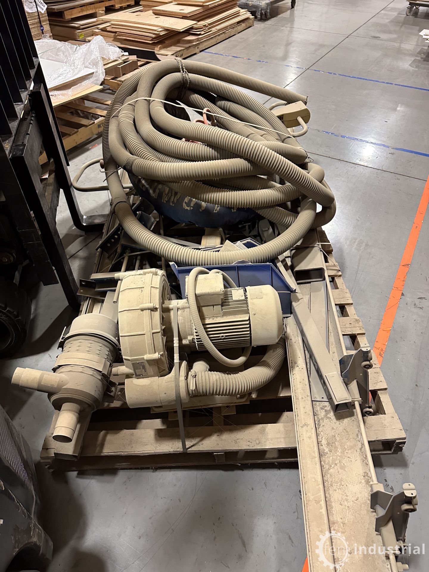 ANVER VPFL4-30-AIR W/ L58M2-66 AIR POWERED LIGHT DUTY VACUUM GENERATOR W/ TWO PAD LIFTING FRAME, 1, - Image 26 of 31