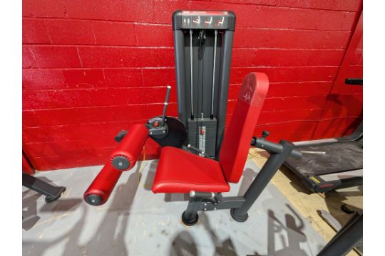 SHOWROOM MODEL PANATTA 1SC083 SEATED LEG CURL MACHINE, PIN LOADED WEIGHT STACK, 220LB CAP. - Image 3 of 10