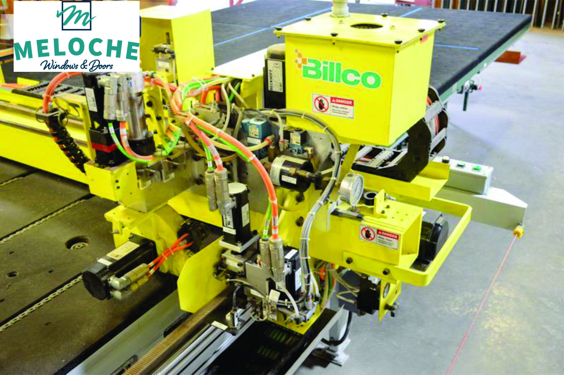 2011 BILLCO CNC 2200 108” X 144” GLASS OPTIMIZATION CUTTING MACHINE W/ EDGE DELETION, Z-95” Z-AXIS - Bild 9 aus 50