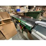 APPROX. 8'L X 24"W POWERED BELT CONVEYOR W/ VARIABLE SPEED CONTROL