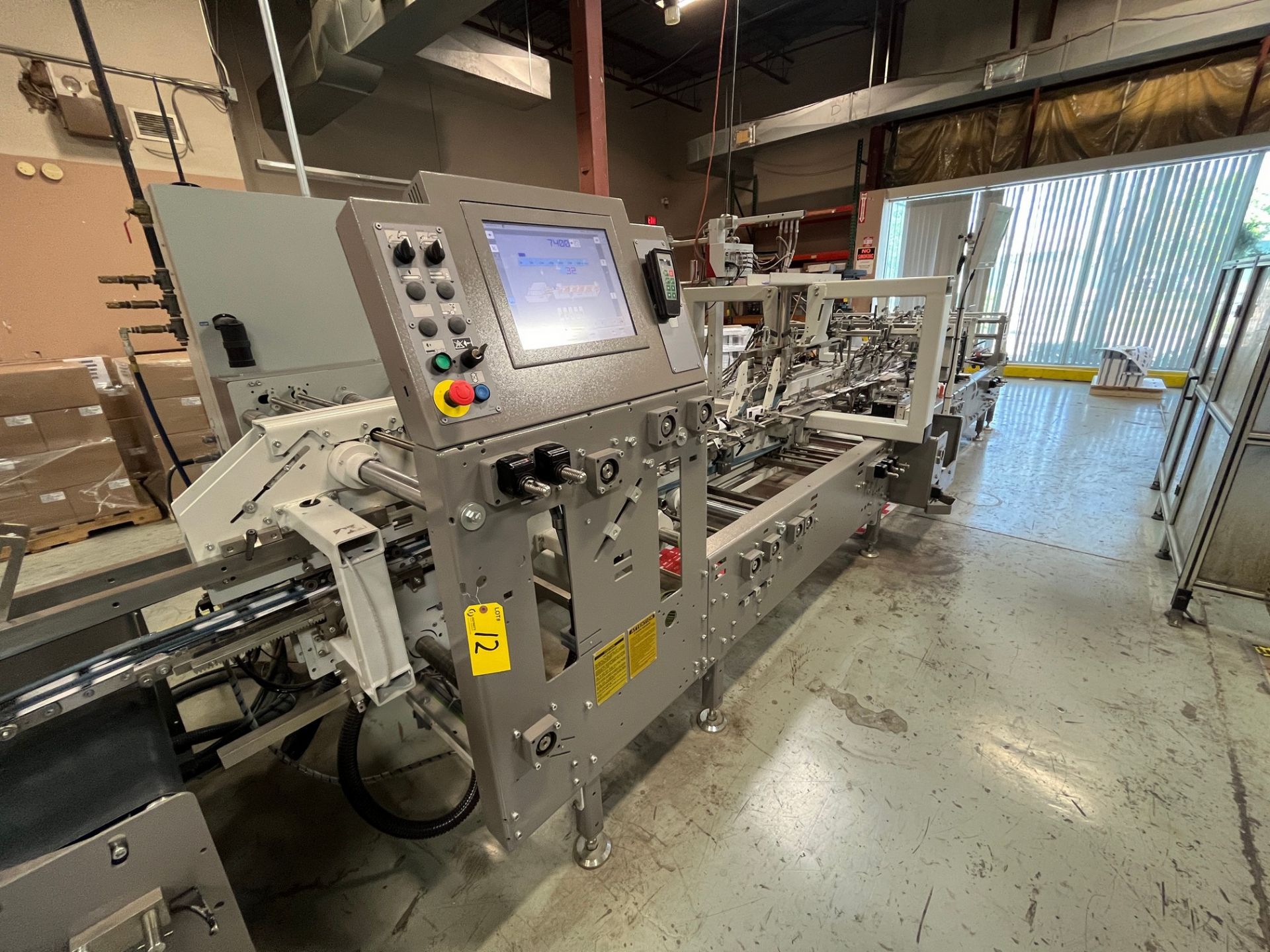2017 BOBST AMBITION 106 A-1 HI-SPEED STRAIGHT-LINE FOLDING/GLUING LINE WITH HHS 4 CHANNEL GLUE