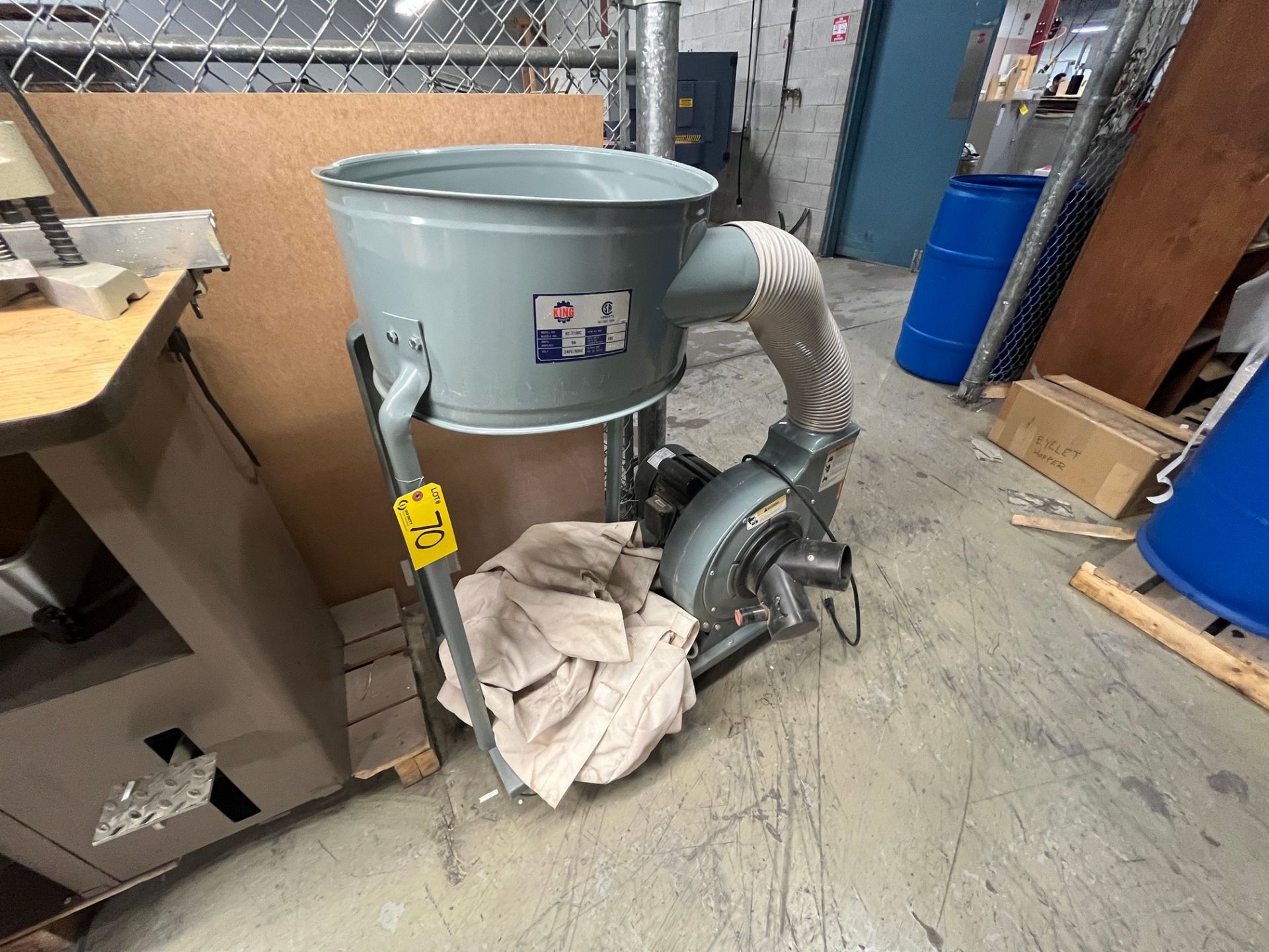KING CANADA KC-3108C PORTABLE DUST COLLECTOR