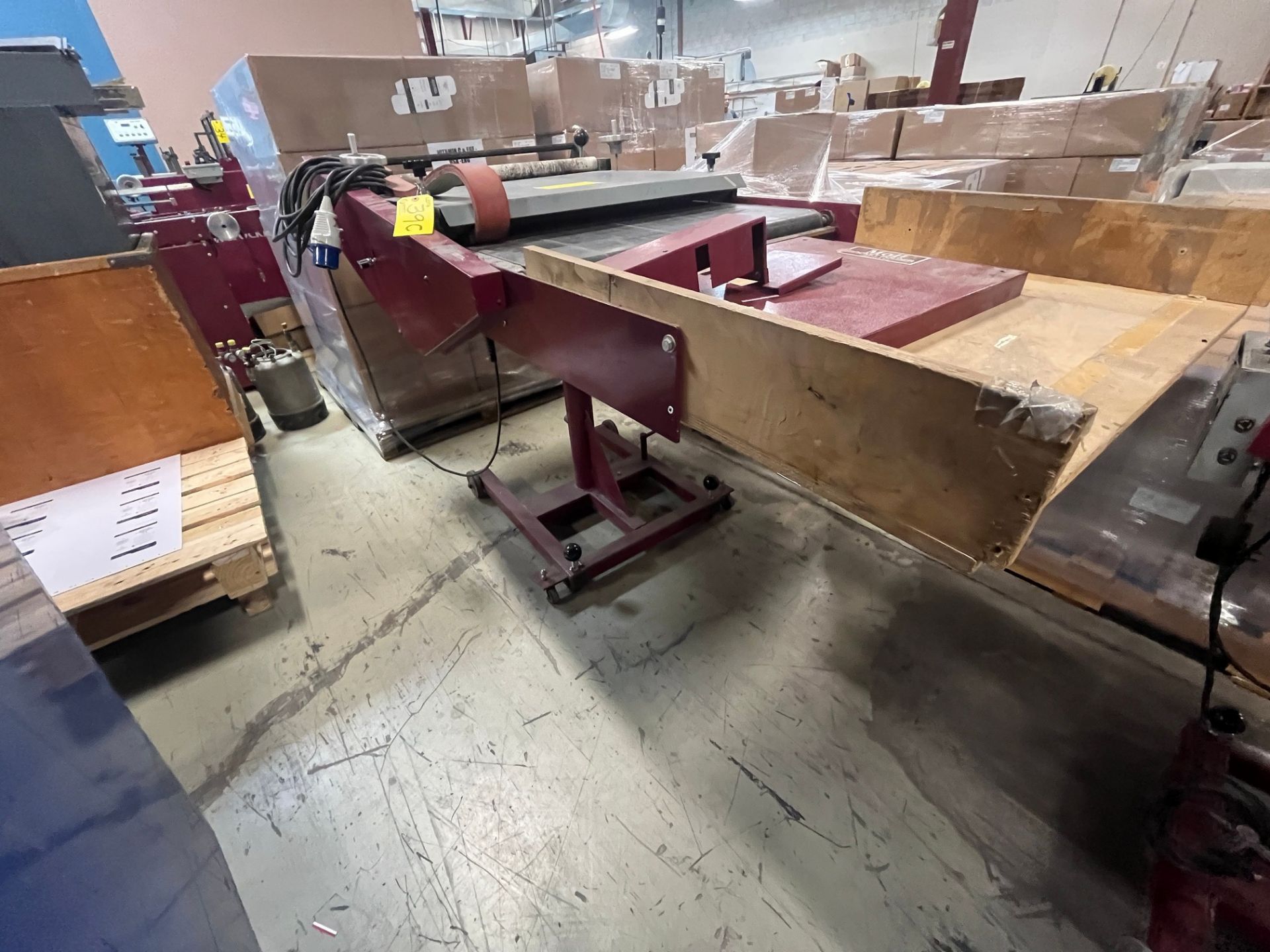 DICK MOLL & SONS 28"W BELT CONVEYOR W/ SPEED CONTROL (SUBJECT TO BULK BID LOT 32) - Image 3 of 3