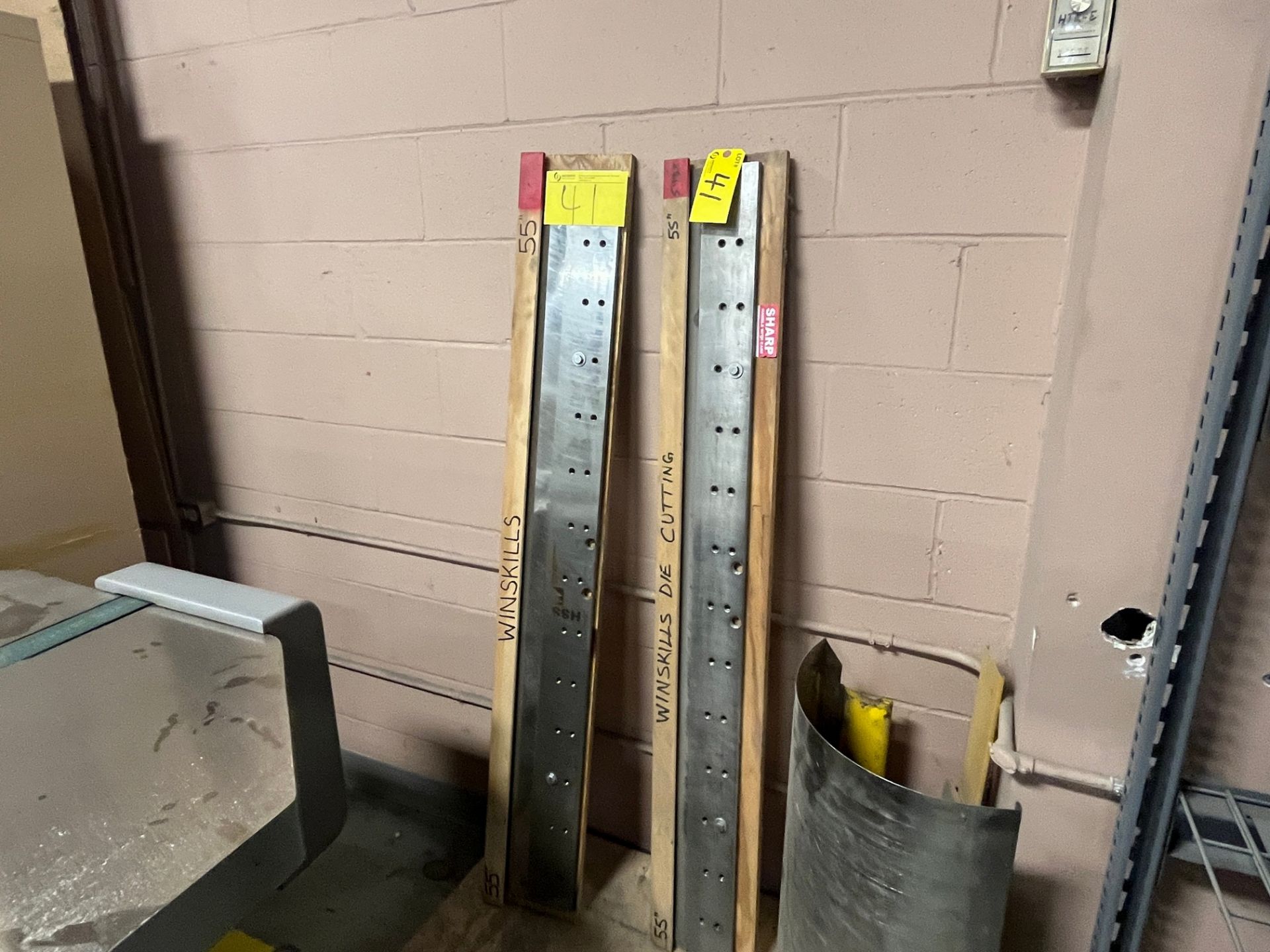 LOT OF (2) 55" CUTTING BLADES