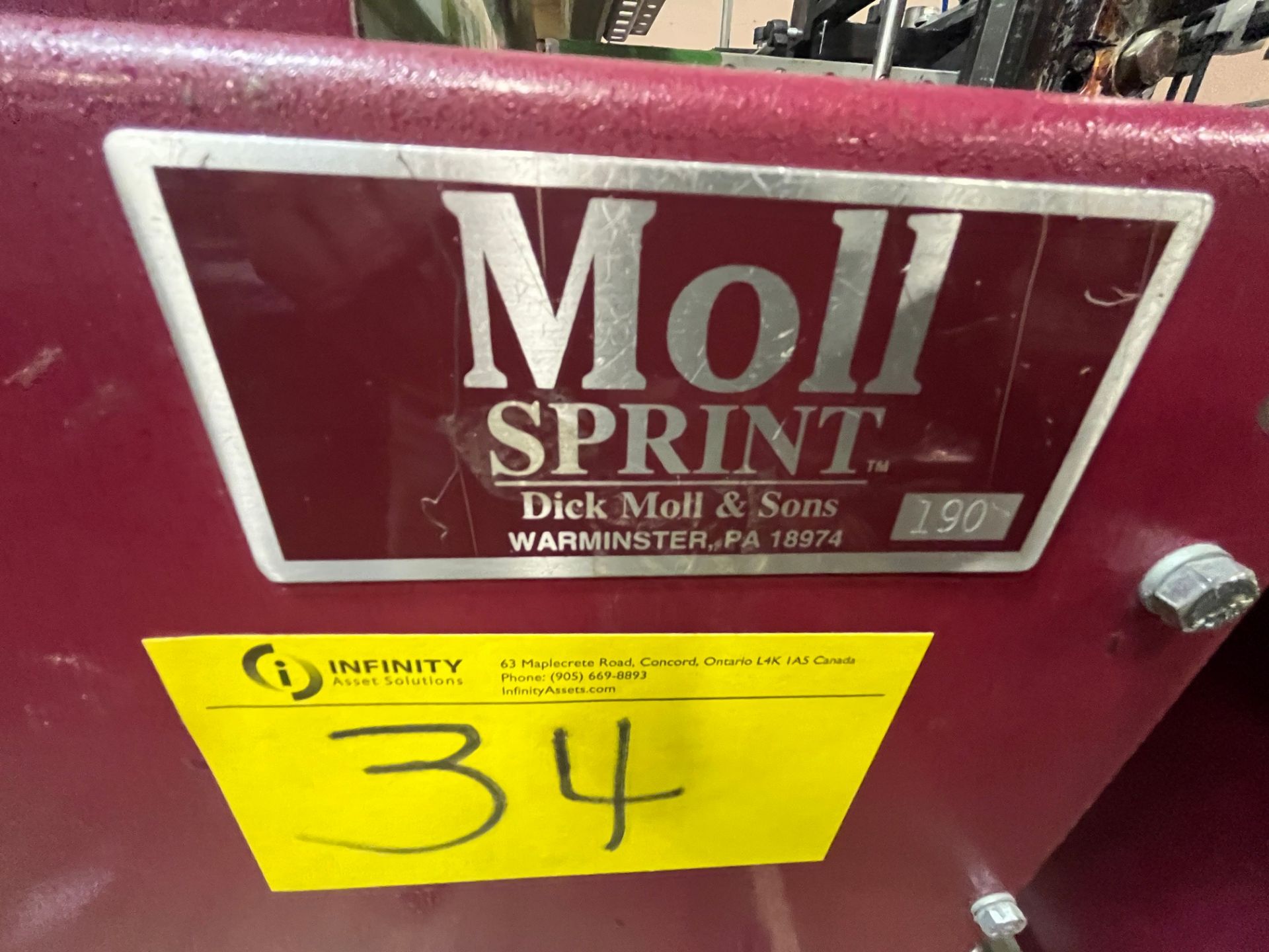 MOLL SPRINT 190 PORTABLE BOX POCKET W/ TIPPER AND PUSHER CONTROLS (SUBJECT TO BULK BID LOT 32) ( - Image 2 of 4