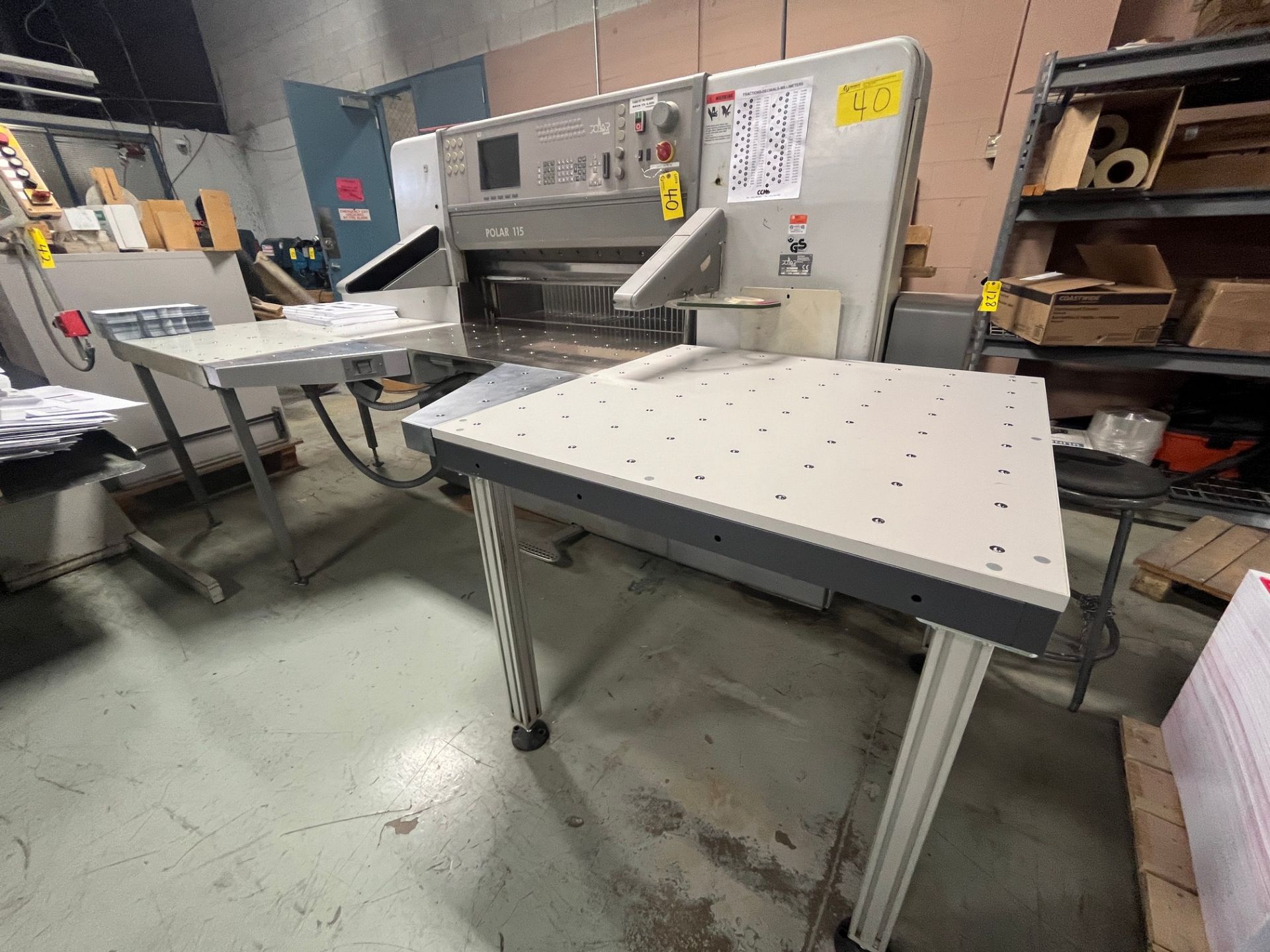 2000 POLAR MOHR 115 ED 45” PROGRAMMABLE PAPER CUTTER / GUILLOTINE CUTTER, S/N 7031262
