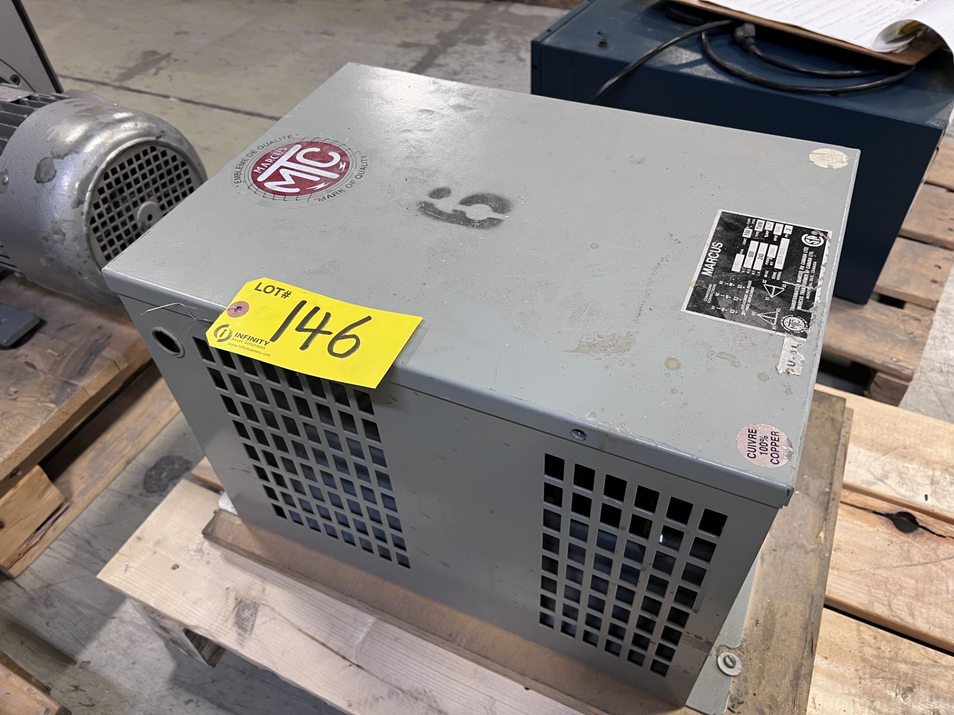 MARCU 6KVA TRANSFORMER, 600V TO 240V