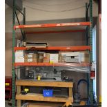 SECTION OF PALLET RACKING W/ (3) SHELVES, APPROX. 3'D X 8'W X 12'H (NO CONTENTS)